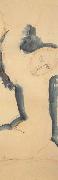 Amedeo Modigliani Cariatide rose au bord bleu (mk38) USA oil painting artist